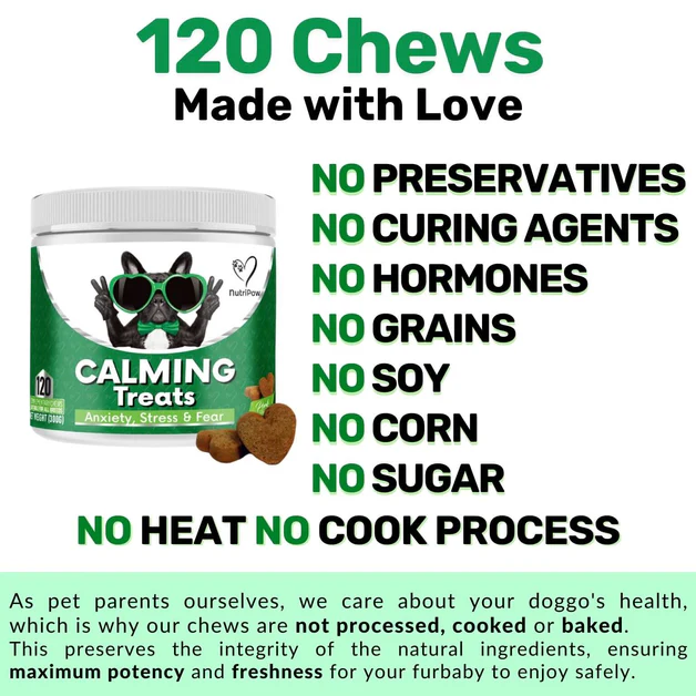 120 tasty calming treats for stress, anxiety & fear